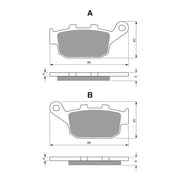 GOLDfren Brake Pads Sintered Sports GF306 - S3 ( PH427 )