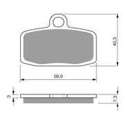 GOLDfren Brake Pads Off-Road Racing GF307 - K5 ( PR446 )