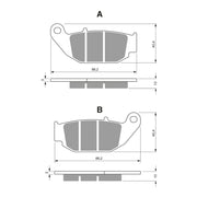GOLDfren Brake Pads Sintered Sports GF311 - S3 ( PH459 )