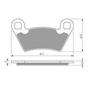 GOLDfren Brake Pads Off-Road Racing GF312 - K5 ( PR315 )