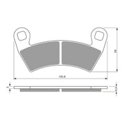 GOLDfren Brake Pads Off-Road Racing GF313 - K5 ( PR483 )