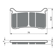 GOLDfren Brake Pads GF386 - S33