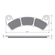 GOLDfren Brake Pads Off-Road Racing GF391 - K5