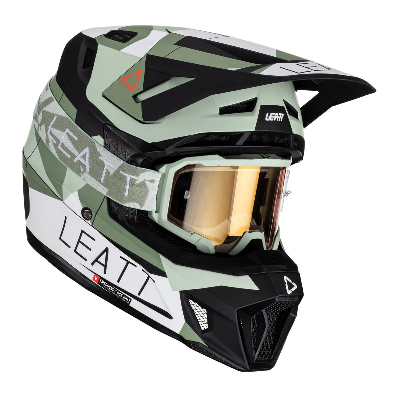 Leatt 7.5 Helmet Kit w/Googles Adult - Cactus