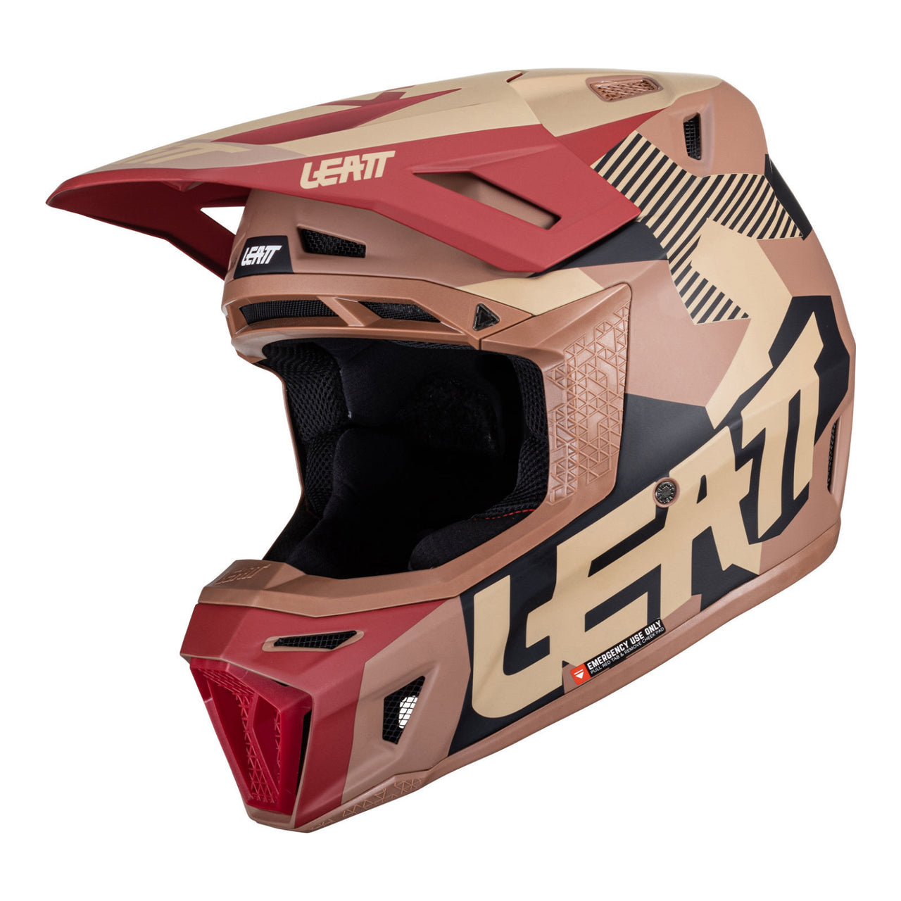 Leatt 8.5 Helmet Kit w/Googles Adult - Rubystone
