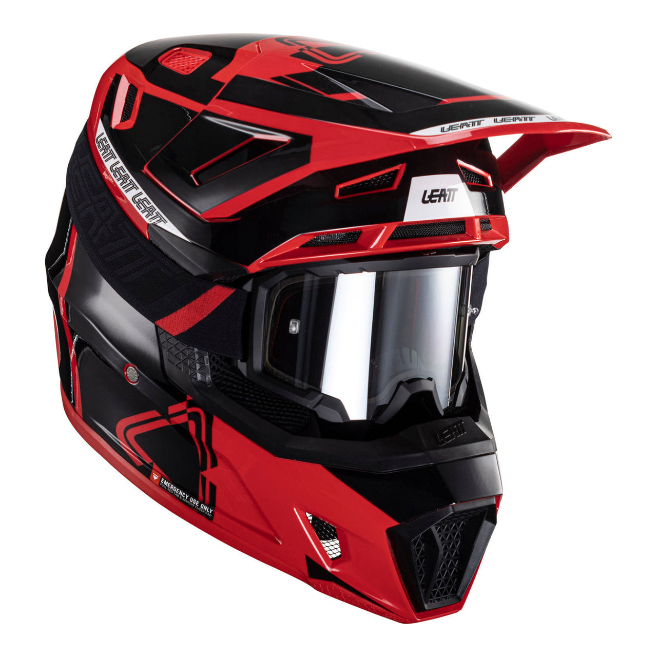 Leatt 7.5 Helmet Kit w/Googles Adult - Red