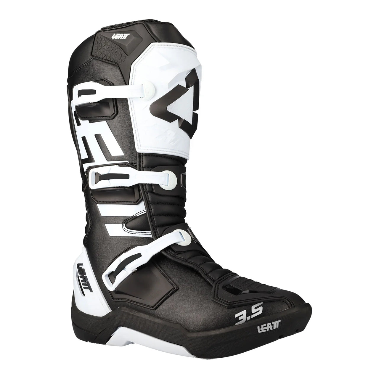 New LEATT 3.5 Junior Off Road Boot - Black / White