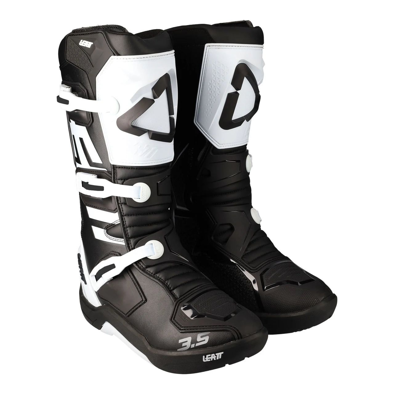 New LEATT 3.5 Junior Off Road Boot - Black / White