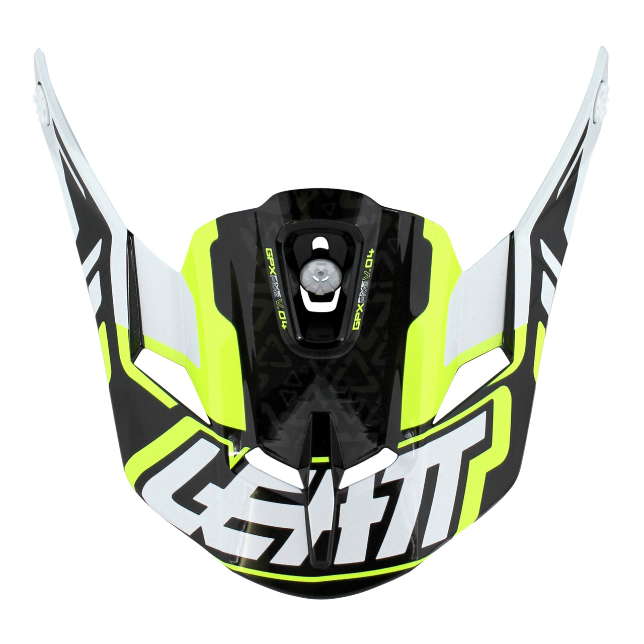 Leatt 5.5 GPX VO4 Helmet Peak - Yellow / Black / White (M-2XL)