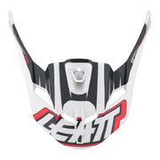 Leatt 5.5 GPX VO3 Helmet Peak - Black / White / Red (M-2XL)