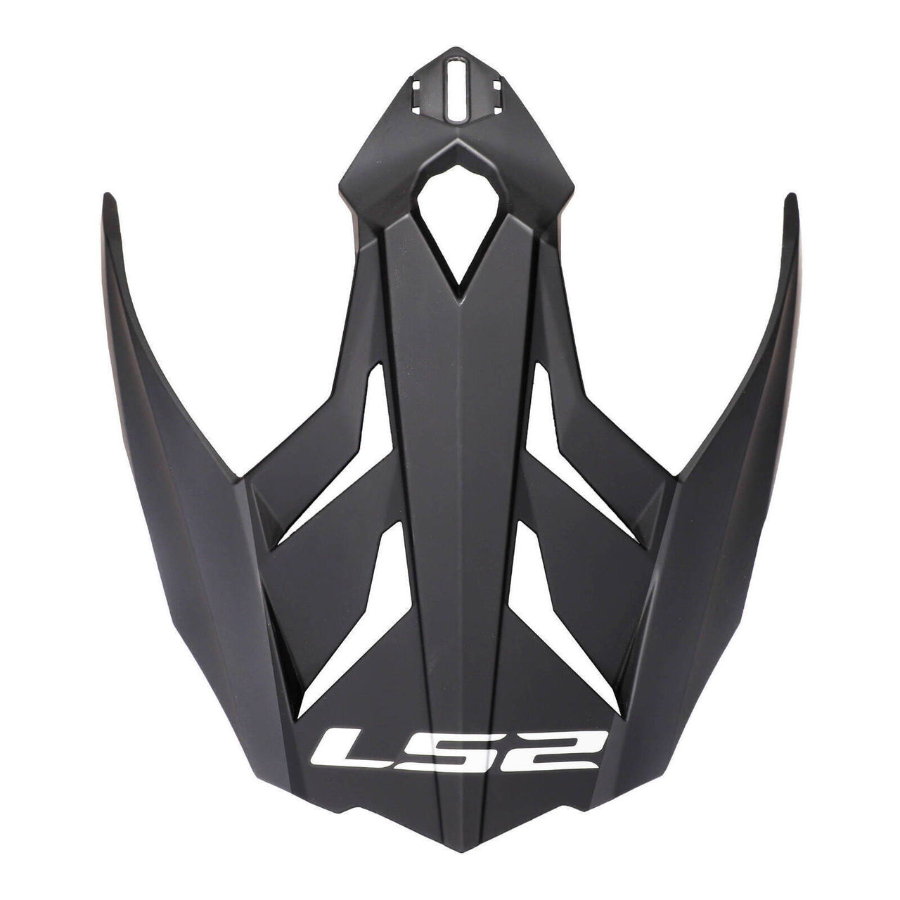 LS2 MX701 Helmet Peak - Matte Black