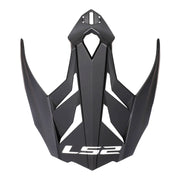 LS2 MX701 Helmet Peak - Matte Black
