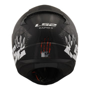 LS2 FF353 Rapid II Claw Helmets - Black 06