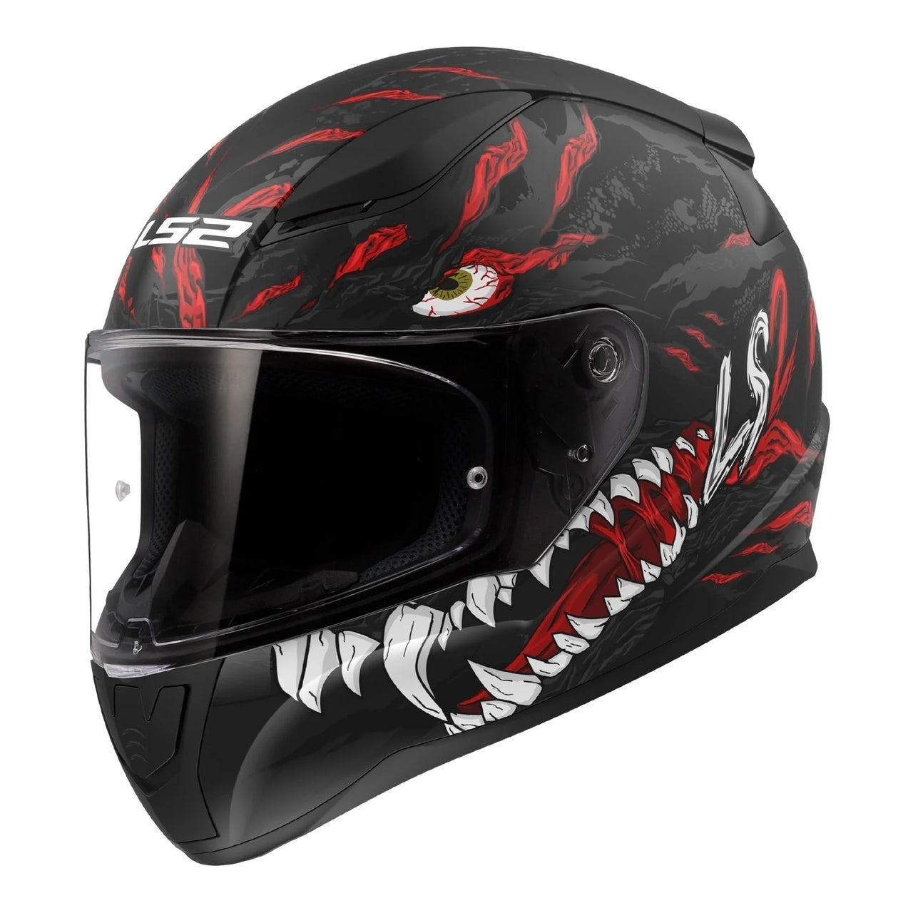 LS2 FF353 Rapid II Kaiju - Matte Black / Red / White