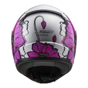 LS2 FF353 Rapid II Helmet - Poppies Pink 06