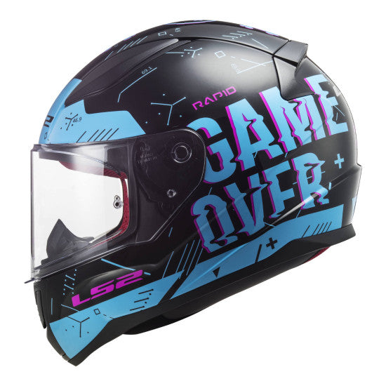 LS2 FF353 Rapid - Player Black/Sky Blue