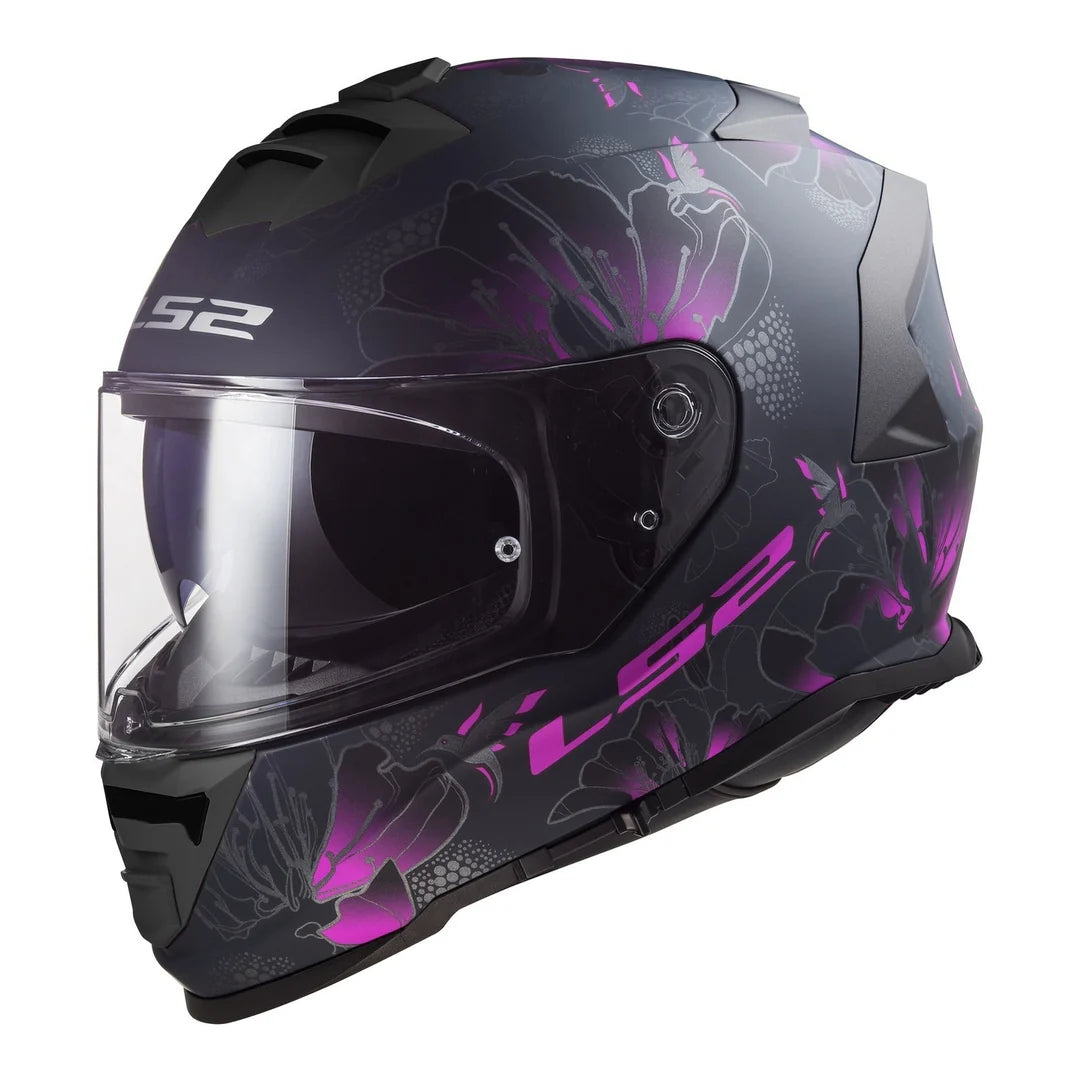 LS2 FF800 Storm II - Burst Matte Black/Pink