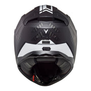 LS2 FF811 Vector II Splitter - Matte Black / White 06