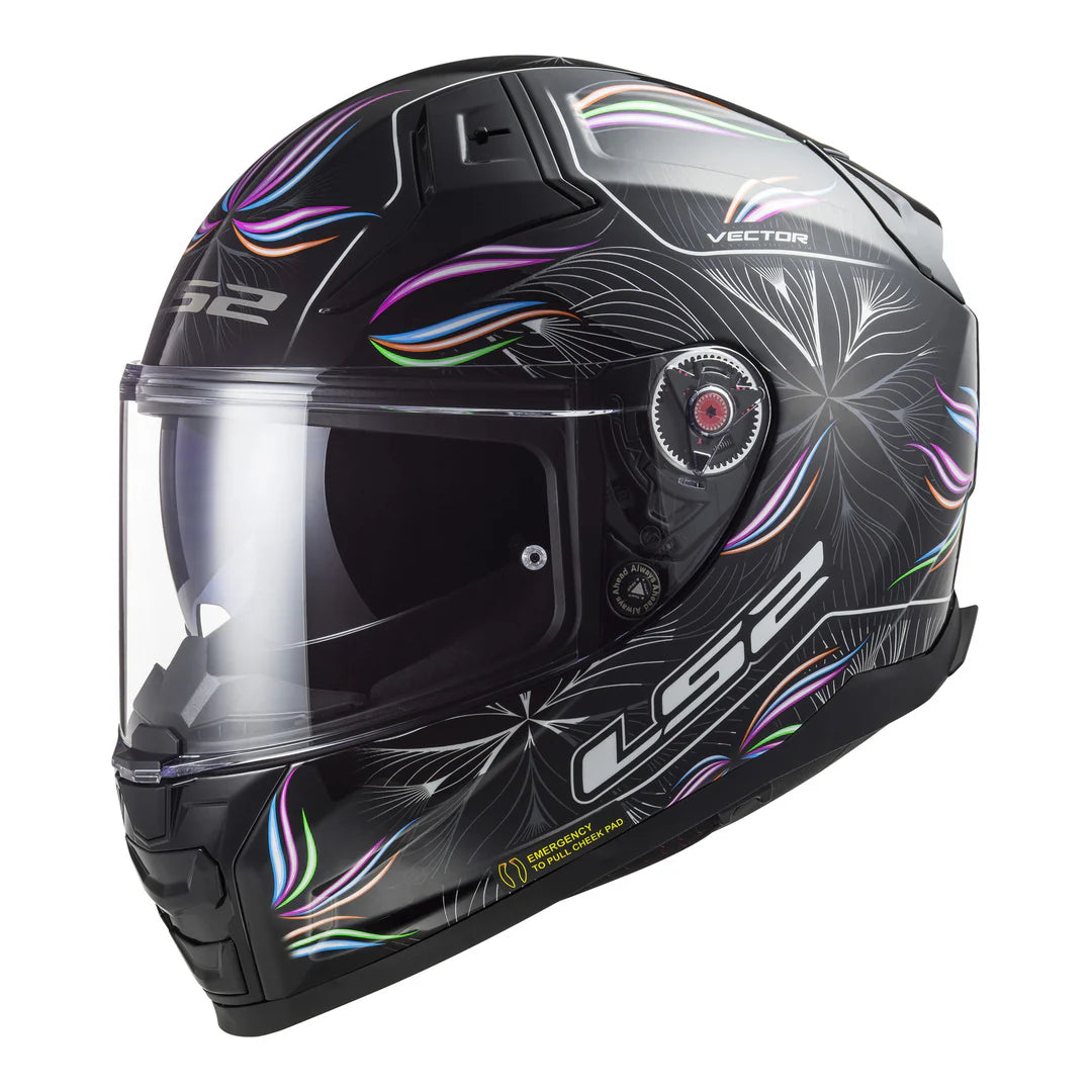 LS2 FF811 Vector II Tropical - Black / White