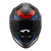 LS2 FF811 Vector II Carbon Savage Helmet - Blue / Red