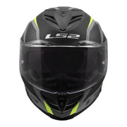 LS2 FF818 Storm III Dynamo Helmet - Black / Hi-Vis Yellow