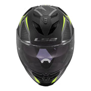LS2 FF818 Storm III Dynamo Helmet - Black / Hi-Vis Yellow