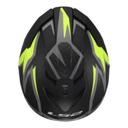 LS2 FF818 Storm III Dynamo Helmet - Black / Hi-Vis Yellow