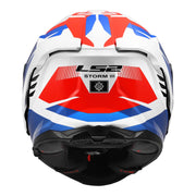 LS2 FF818 Storm III Komai Helmet - Whites / Blue / Red