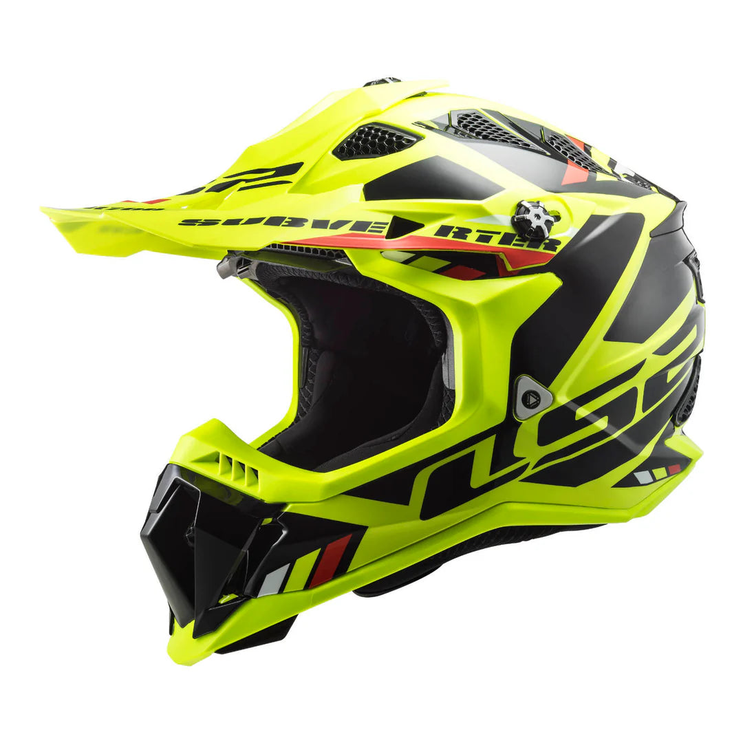 LS2 MX700 Subverter Evo Stomp - Hi-Vis Yellow / Black