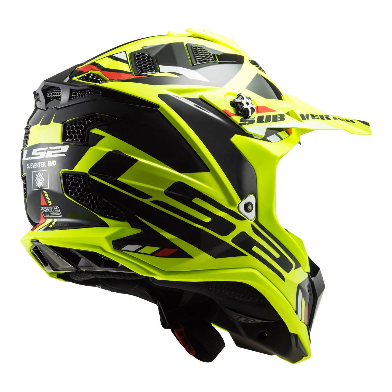 LS2 MX700 Subverter Evo Stomp - Hi-Vis Yellow / Black