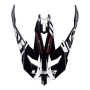 LS2 MX470 Subverter Peak - Emperor Black/White/Red