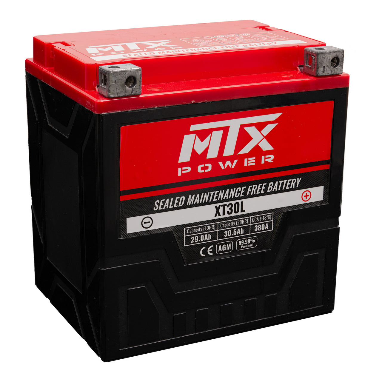 MTX Power XT30L 12V AGM Battery