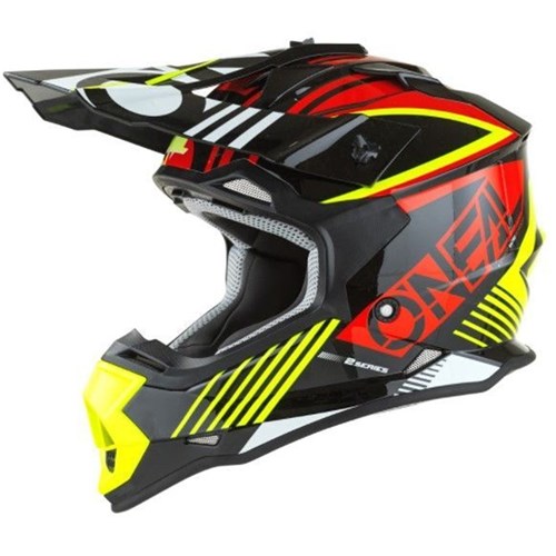 O'Neal 2SRS Youth Helmet 'RUSH' - Red/Yellow