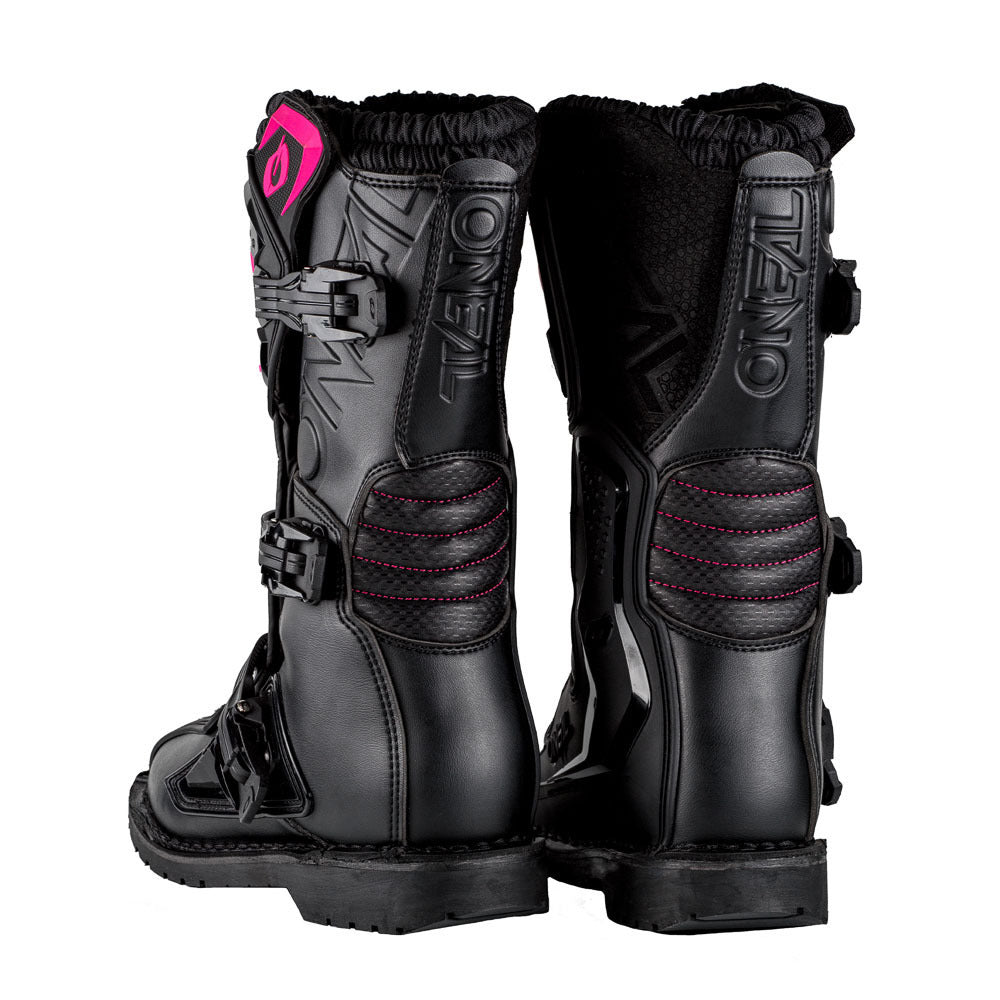 Oneal Rider Pro Women's Boots - Black/Pink