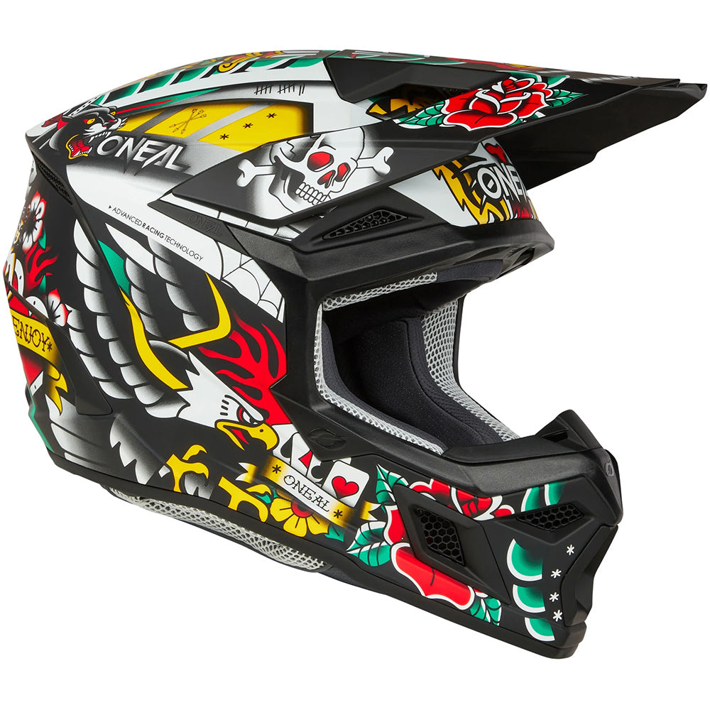 O'Neal 26 3SRS Helmet 'INKED" - Matte Multi Coloured