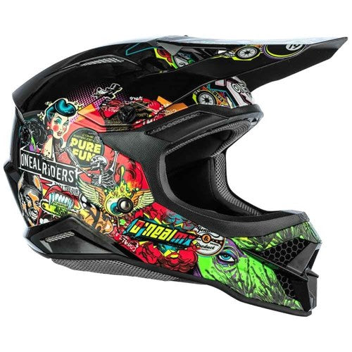 O'Neal 26 3SRS Helmet 'CRANK" - Matte Multi Coloured