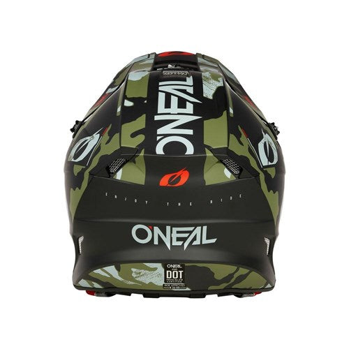 O'Neal 5SRS Helmet 'CAMO' - Black/Green