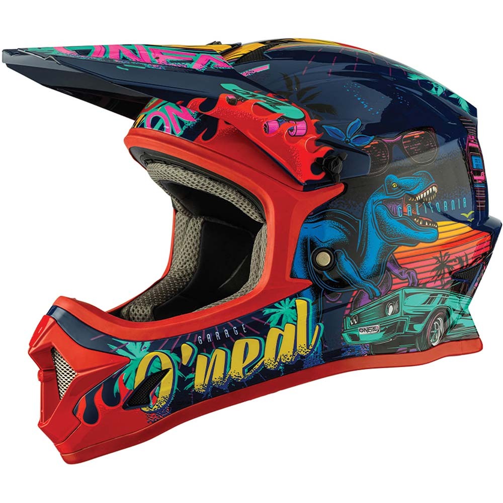 O'Neal Kids Helmet 1SRS 'REX' - Multi Coloured