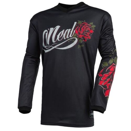 O'Neal Element Threat Roses Women's Jersey - Black/Red