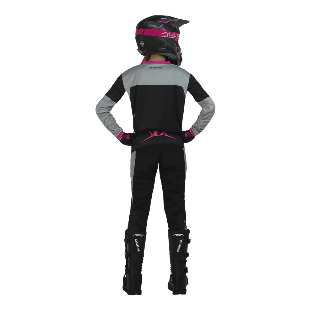 O'Neal Element Racewear Women's MX Jersey - Black/Pink