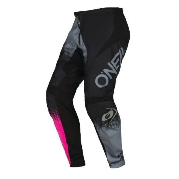 O'Neal Youth Girls Element Pant - Black/Grey/Pink