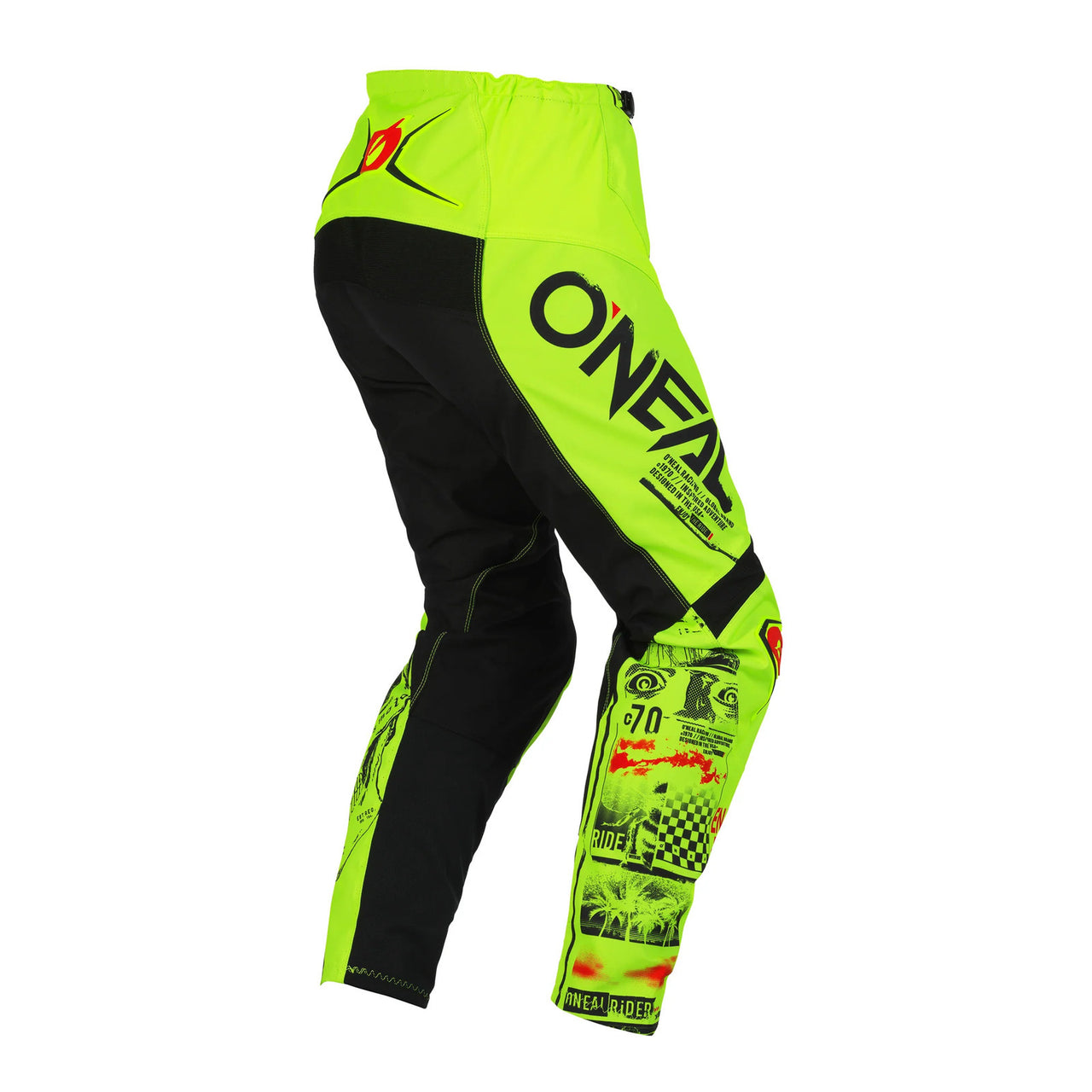 O'Neal Youth Element Attack Pants - Neon Yellow/Black