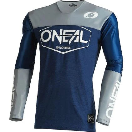 O'NEAL Mayhem Hexx V.22 Motocross Jersey - Grey/Blue