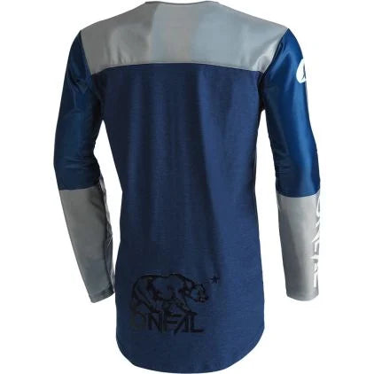 O'NEAL Mayhem Hexx V.22 Motocross Jersey - Grey/Blue