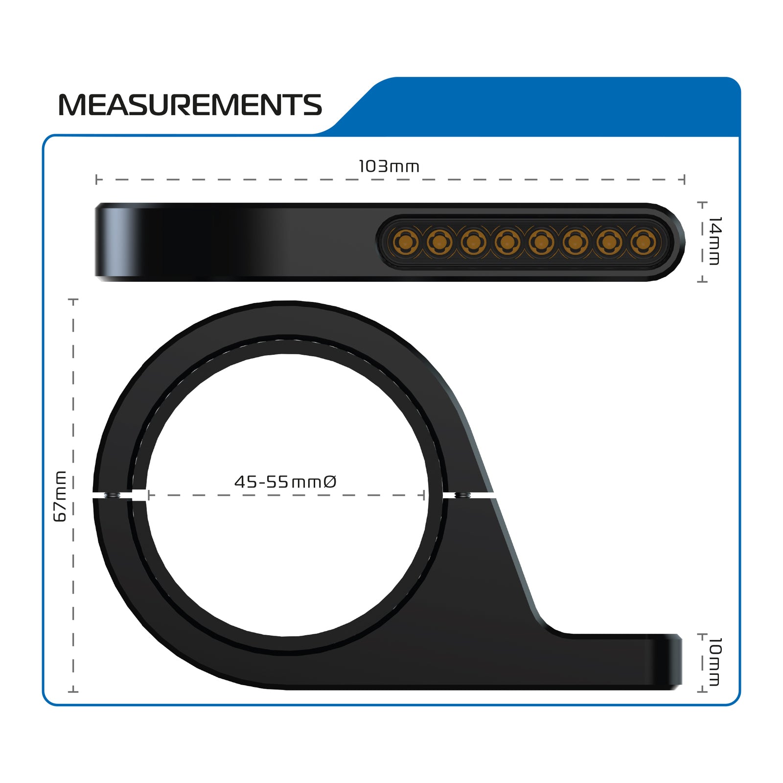 Oxford Darkturner - Sequential Fork-Mounted Indicators