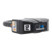 Oxford Boss Alarm 16mm Padlock - Black