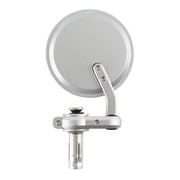 Oxford Bar End Mirrors - Silver (Pair)