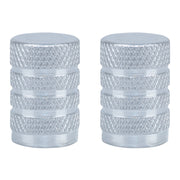Oxford Gripper Valve Caps - Silver