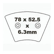 Premier Brake Pads - P Organic Standard