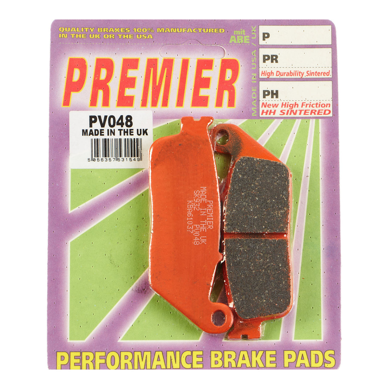 Premier Brake Pads Semi Sintered Street